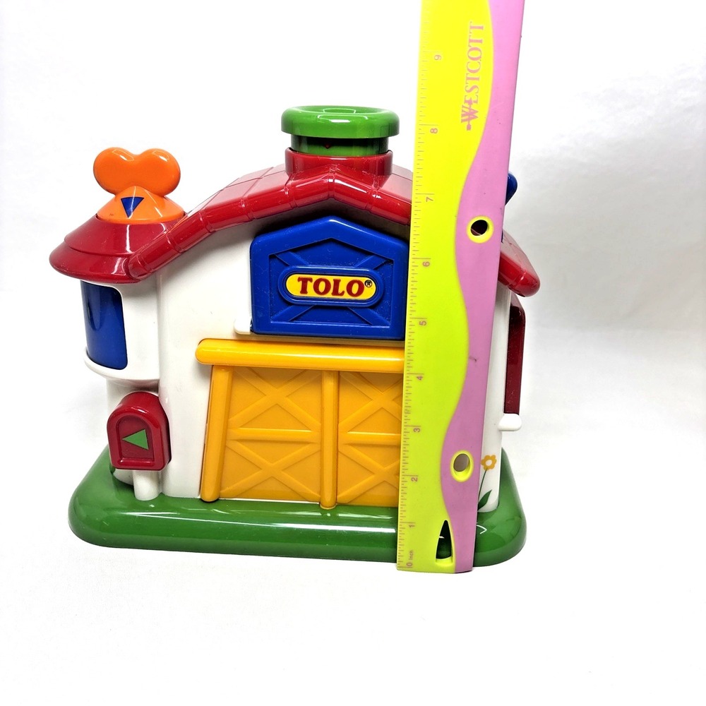 TOLO Pop Up Farm First Friends Barn Toy Set Infant Toddler Primary Colors Cow - Picture 6 of 7